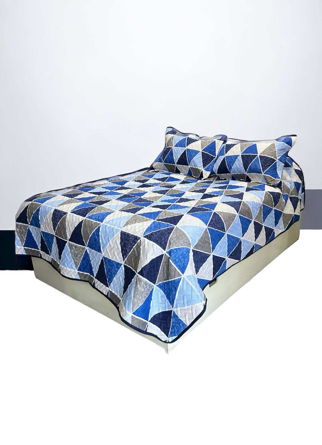 Edredón Pinsonic - Triangulos Azules - Imagen 2